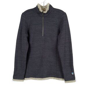 Kuhl Athletic Gray Half Zip Sweater Women's Medium